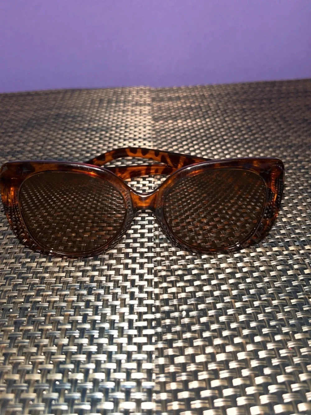 Tortoiseshell Cat-Eye Sunglasses - Brown Lenses
